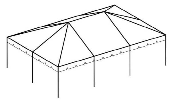 20' x 30' Frame Tent tent